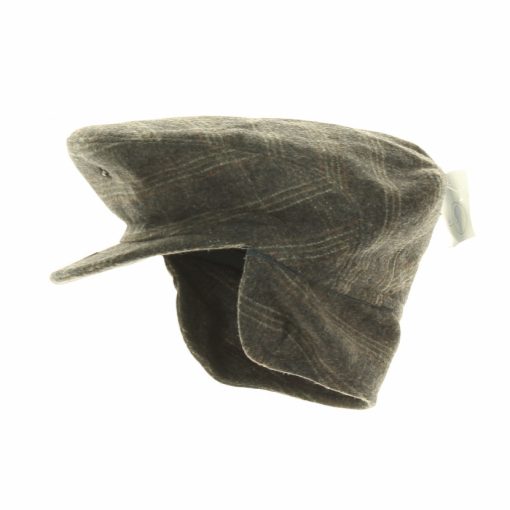 Kockás férfi gyapjú sapka