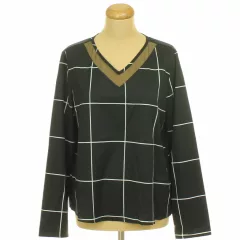 Shein kockás szatén felső