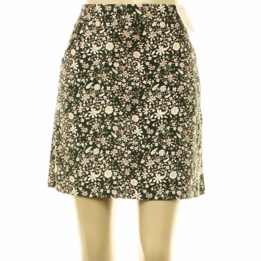 TU virágmintás mikrokord szoknya