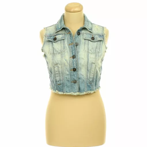 River Island szaggatott farmer mellény
