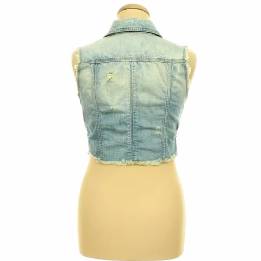 River Island szaggatott farmer mellény