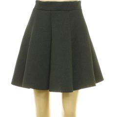 Csillámos fekete neoprén szoknya