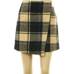Next kockás gyapjúkeverék szoknya