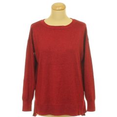 F&F csillámos bordó kötött pulóver