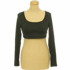 Shein fekete elasztikus top