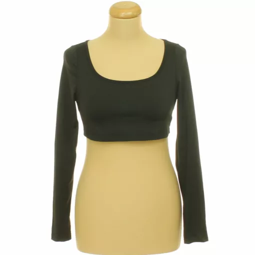 Shein fekete elasztikus top