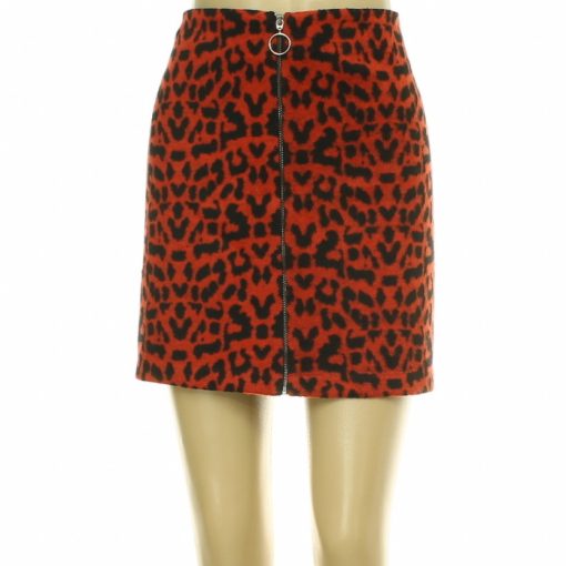 Primark leopárdmintás szőrmehatású szoknya
