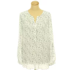 Esprit csillagmintás roll-up ujjú blúz