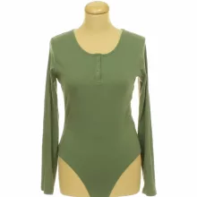 Primark khakizöld pamut body