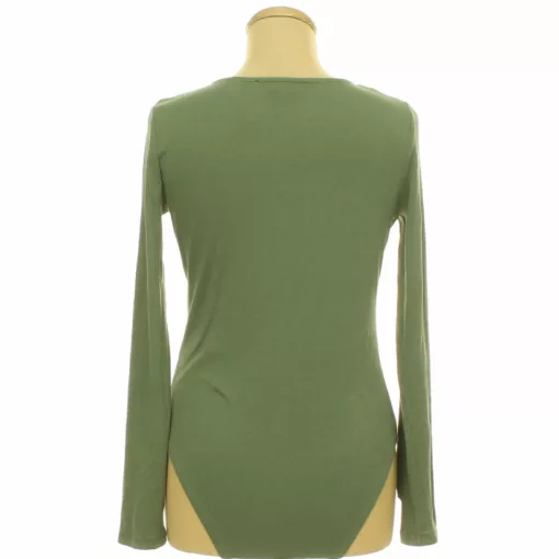 Primark khakizöld pamut body