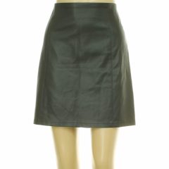 Amisu fekete műbőr szoknya