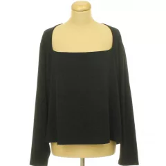 H&M csillámos fekete felső