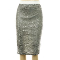 Rebellion ezüstflitteres szoknya