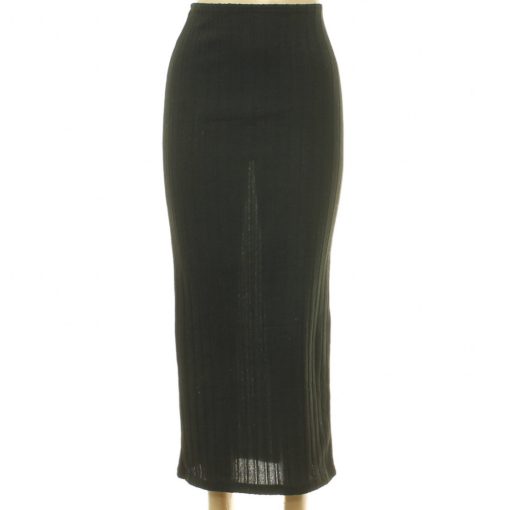 Shein fekete kötött szoknya