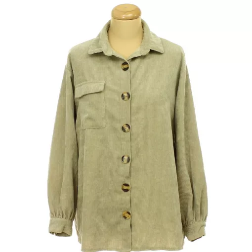 NastyGal oversize kordbársony ing