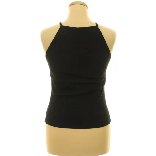 H&M csillámos fekete felső