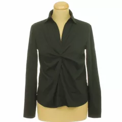 Shein csavart fekete blúz