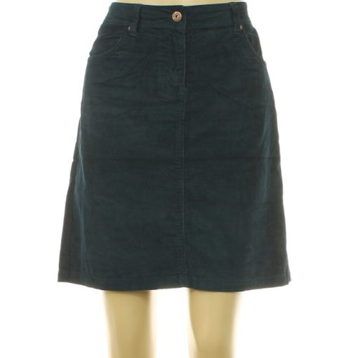 TCM sötétkék mikrokord szoknya