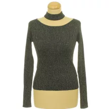 H&M aranyszálas kötött felső