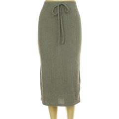 Shein szürke kötött szoknya