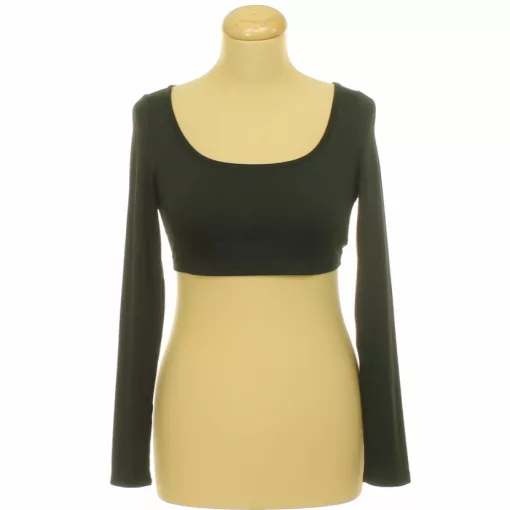 Shein fekete elasztikus top