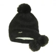 Csillámló kötött sapka microfleece-béléssel