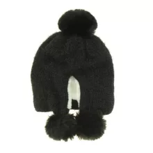 Csillámló kötött sapka microfleece-béléssel
