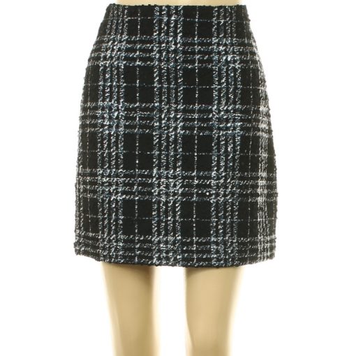 New Look ezüstcsillámos buklészövet szoknya