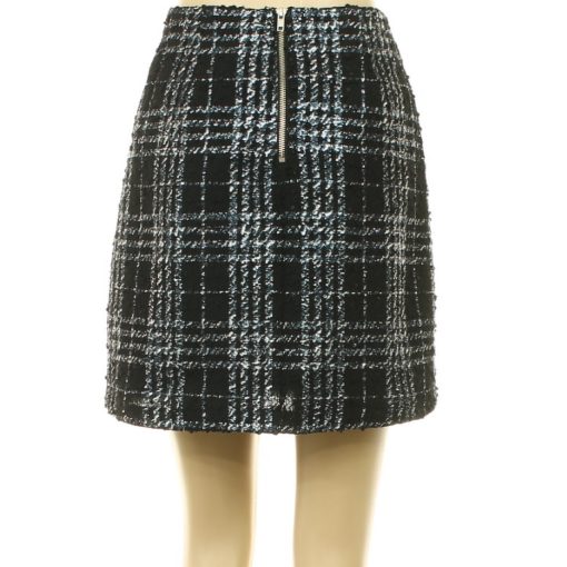 New Look ezüstcsillámos buklészövet szoknya