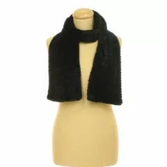 Fekete microfleece sál