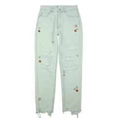 Bershka hímzett mom farmer