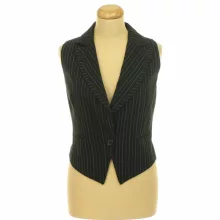 Outfit csíkos mellény