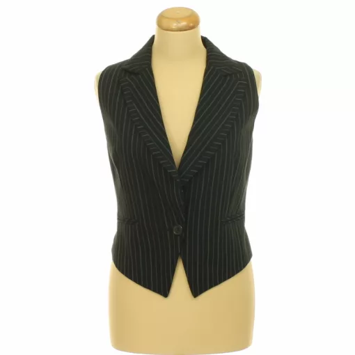Outfit csíkos mellény