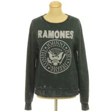 Ramones koptatott  pulóver