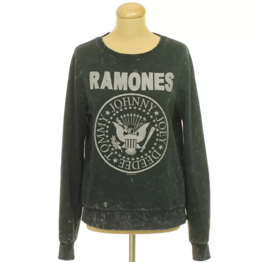 Ramones koptatott  pulóver