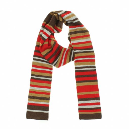 Matalan csíkos kötött sál