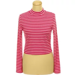Primark csíkos pink felső