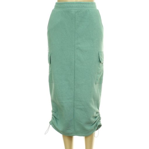 Primark ráncolt zöld szoknya