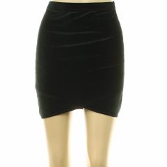 Hollister fekete bársony szoknya