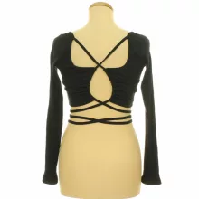 Stradivarius fekete top