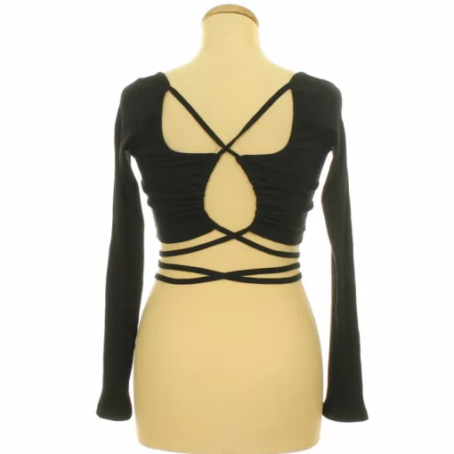 Stradivarius fekete top