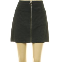 Shein fekete kordbársony szoknya