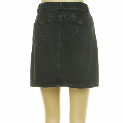 New Look szürke koptatott farmerszoknya