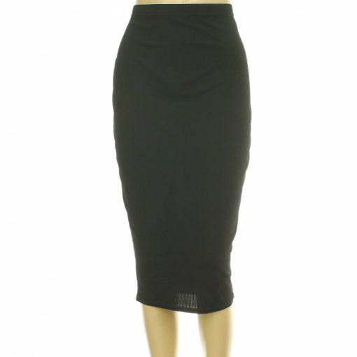 Boohoo bordázott elasztikus szoknya