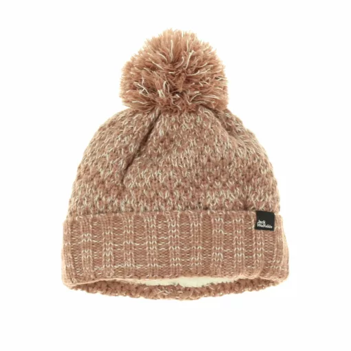 Jack Wolfskin vastag kötött sapka microfleece béléssel