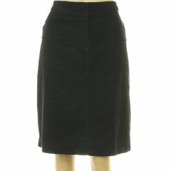 Marks&Spencer fekete mikrokord szoknya