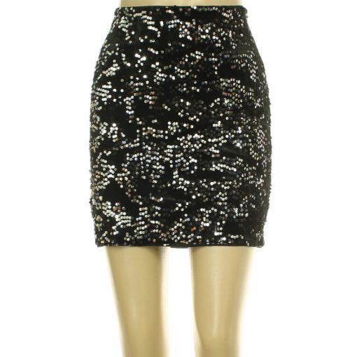 Divided flitteres bársony szoknya