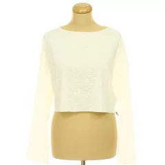Shein fehér crop felső