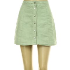 Divided zöld művelúr szoknya