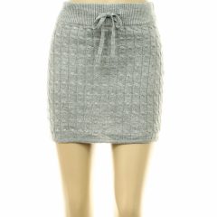 Fishbone csavartmintás kötött szoknya